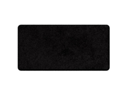 Conjunto 1 Passadeiras Vidaxl Preto Polipropileno (50 X 100 Cm)