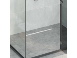 Vidaxl Ralo De Chuveiro 360° Com Modelo Slim Prateado 60 Cm