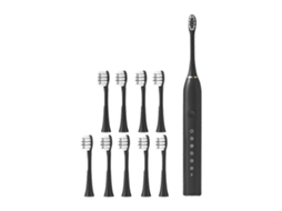 Escova De Dentes Elétrica 25-26 Com 10 Cabeças De Escova, 6 Modos De Limpeza, Escova De Dentes Elétrica Atualizada, Maior Vida Útil, Carregamento