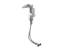 Torneira de Pia de Banheiro Rotativa para Lavabo com Rosca G1/2 em Cobre e Aço Inoxidável 304 com S/MARCA