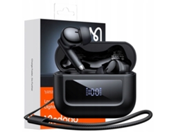 Auscultadores Intra-auriculares Sem Fios Bluetooth Mcdodo Com Microfone Estojo E Correia