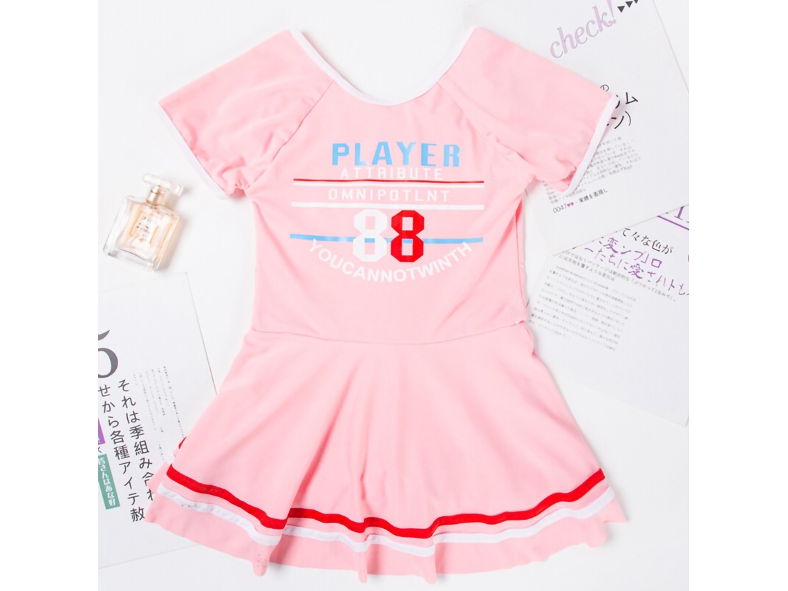 Maiô Infantil Menina Peça Rosa XL 10 13 Anos
