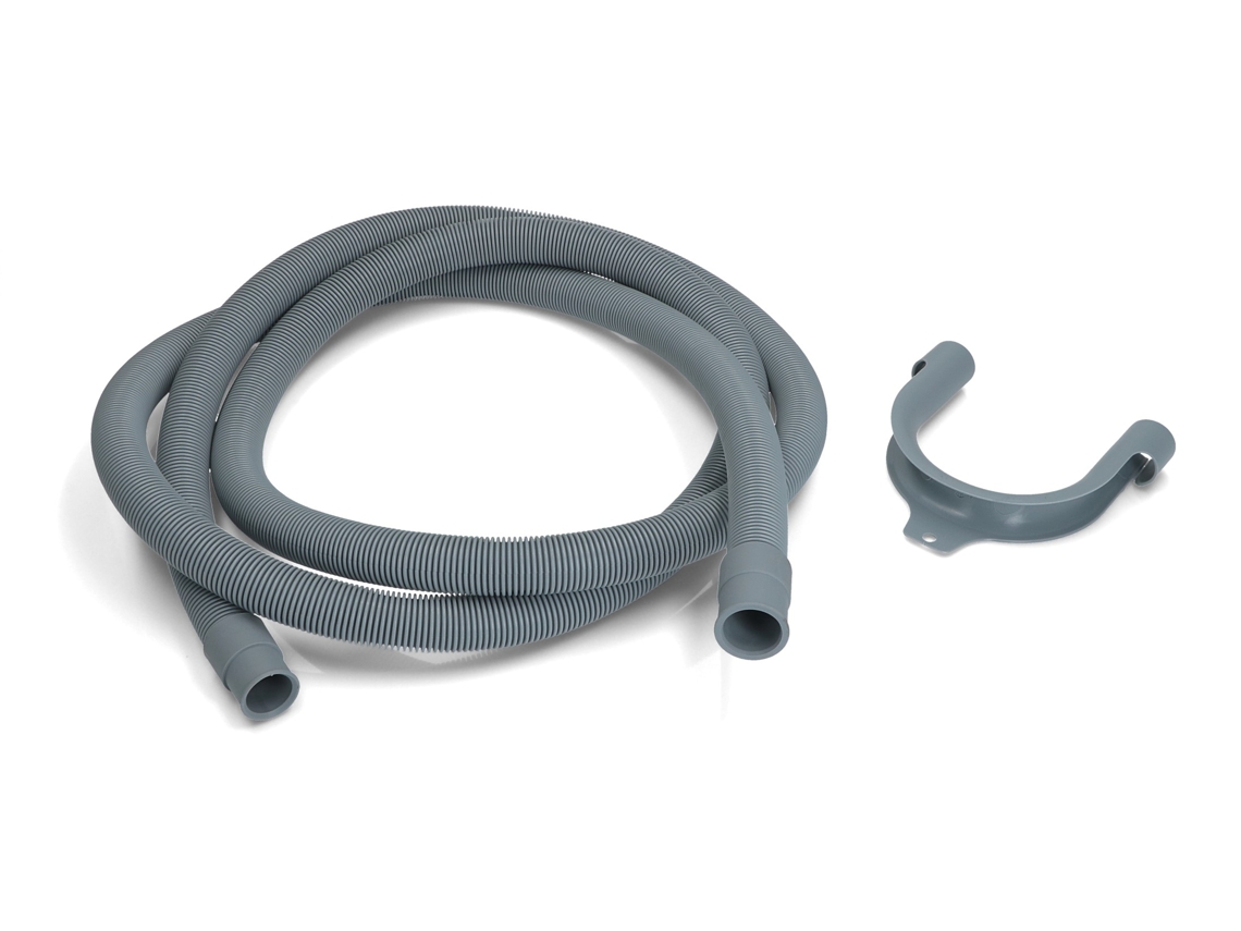 Mangueira de Drenagem Reta de 250 Cm, Diâmetro de 19 a 22 Mm Embalagem Individual Máquina de Lavar Roupa / Loiça Dwh604un