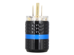 Conector De Energia Em Cobre Puro Platado Com Ouro 24k