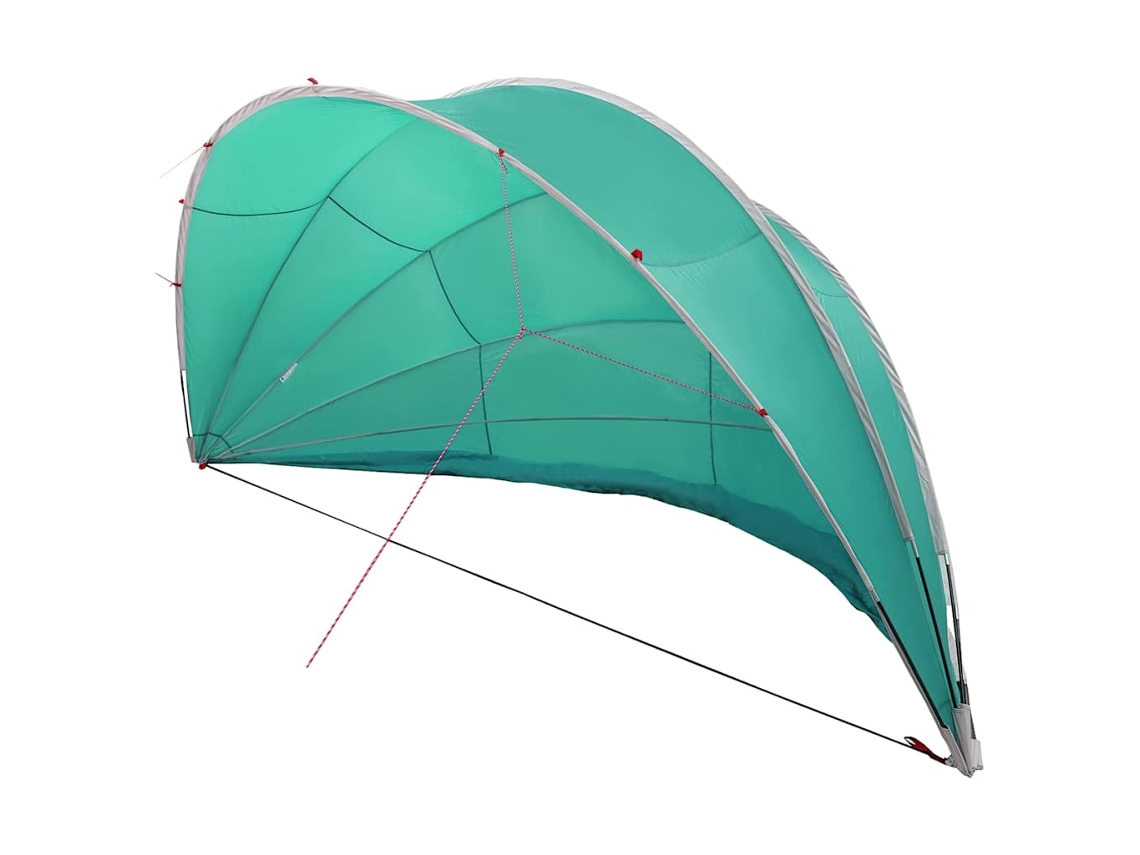 Conjunto 1 Enclosure De Piscina Vidaxl Azul Tafetá (592 X 590 X 275 Cm)