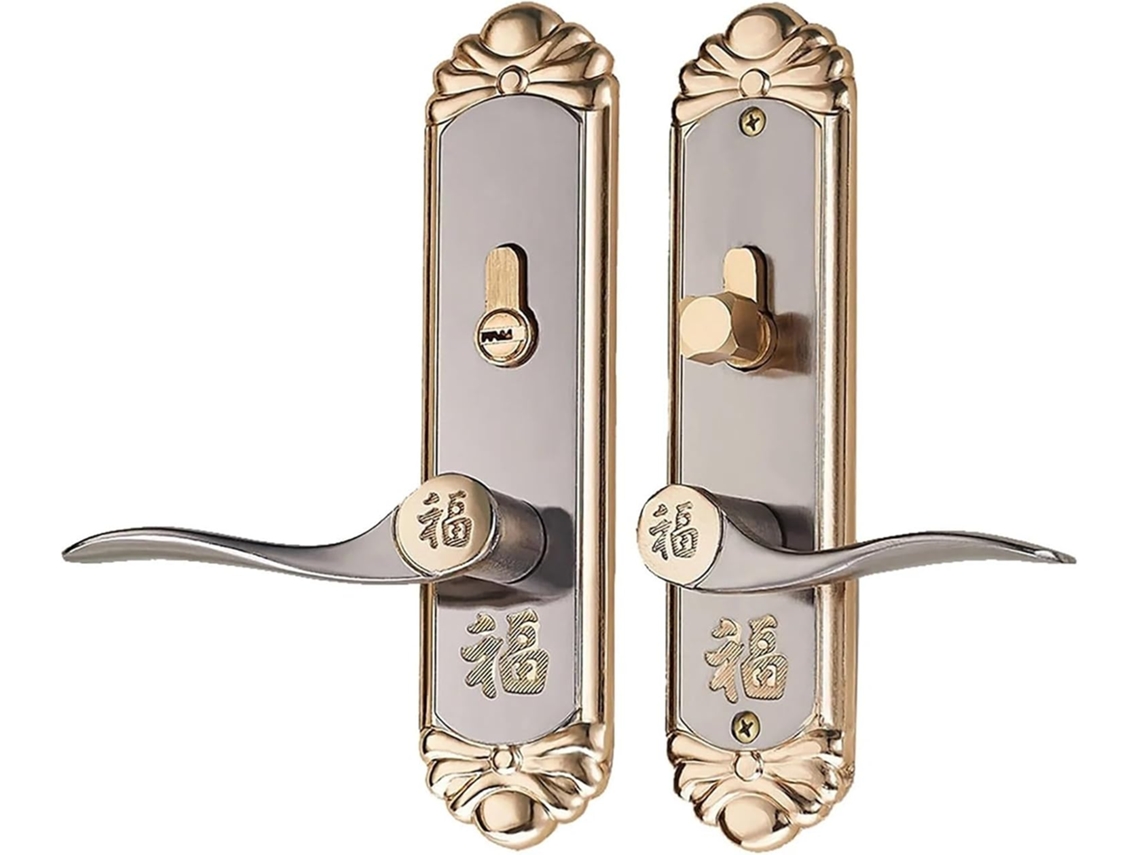 Fechadura de Maçaneta Porta em 45 Mm 35, Aço Inoxidável, Chave