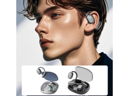 Fones De Ouvido Bluetooth Sem Fio Com Display Digital, Fones De Ouvido Esportivos À Prova Dágua Com Gancho, Cinza Ly Ebike