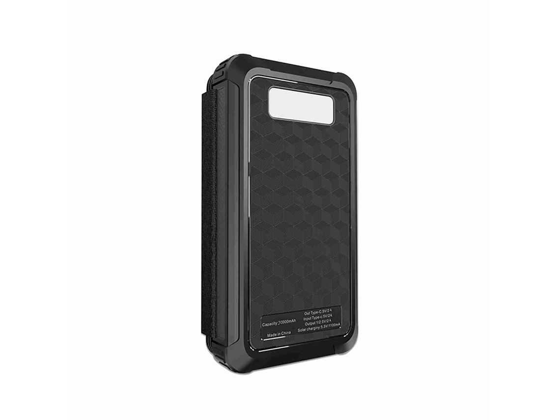 Laxiscreed Bateria Solar Plegável 30000mah, Carregamento Móvel Impermeável Para Atividades Ao Ar Livre