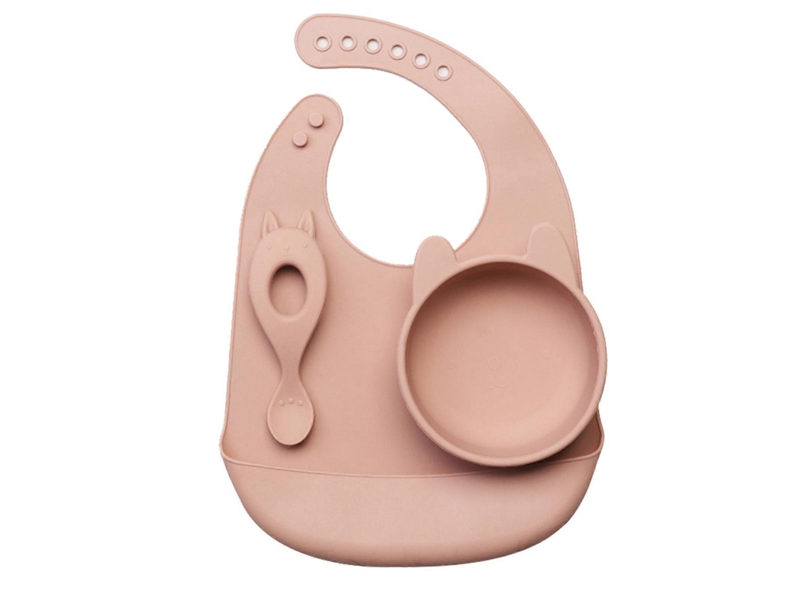 Babador De Silicone Com Tigela E Colher, À Prova D'água, Moderno, Para Bêm-nascidos, Alimentação, Suprimentos Para Alimentação, Ajustável, Sal