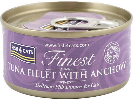 Ração para Gatos  (70 g - Húmida - Sabor: Atum e Anchovas)