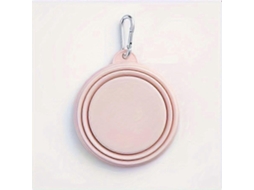 Tigela De Silicone Dobrável Para Cachorro, Recipiente Portátil Para Comida E Água, Cor Macaron, Acessórios Para Animais De Estimação, Rosa Slowmoose