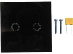 Interruptor Dimmer De Toque 2 Bandas Com Design Inovador, Compatível Com Diversos Tipos De Iluminação, Sem Necessidade