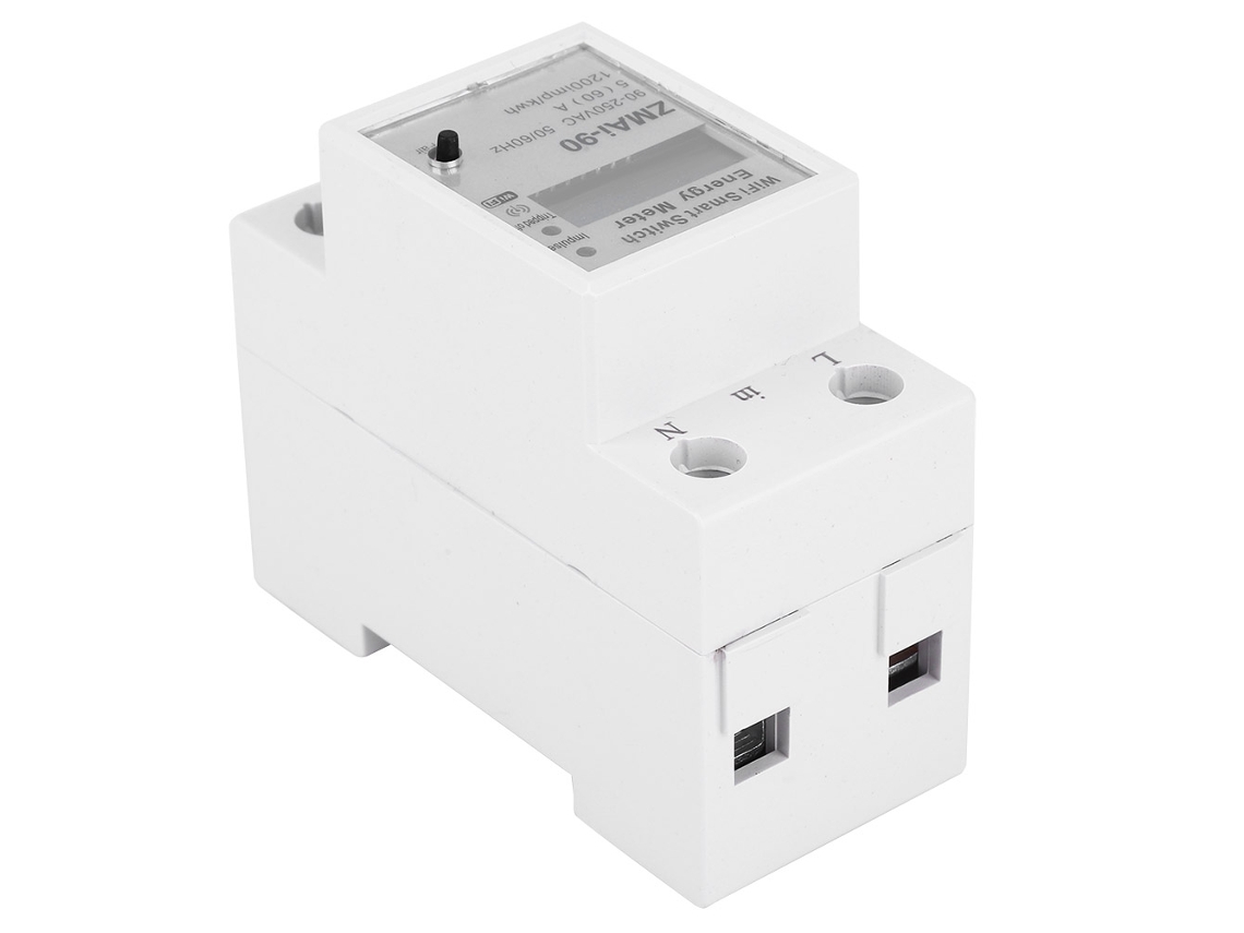 Laxiscreed Medidor De Energia Digital Monofásico Wi-fi Com Tela Lcd Para Gestão Eficiente De Energia