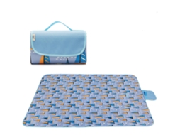 Lurelia Manta De Praia Dobrável À Prova D'água Para Piquenique Ao Ar Livre, Ideal Para Veleiros (145 X 180 Cm)