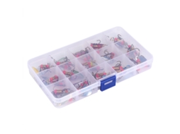 Kit 30 Iscas de Pesca Coloridas com Anzol Triplo
