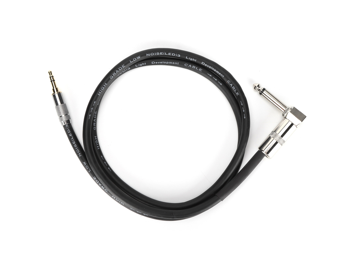 Cabo de Áudio Mali estéreo 6.35mm macho para 3.5mm, guitarra, amplificador