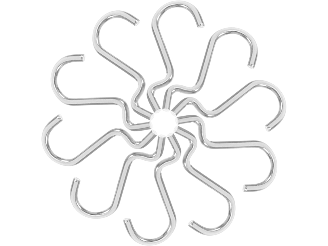 Unomor Conjunto De 20 Ganchos Metálicos Para Painel Perfurado, Ferro R