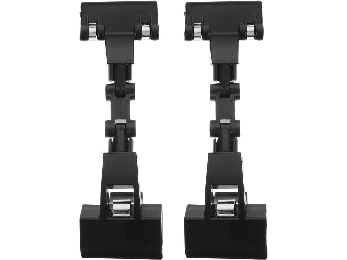 Conjunto 2 Clipes Fotos Multifuncionais Plástico Cabeça Dupla Suporte Prático Resistente Desenho Esboço Ideal GOKOCO
