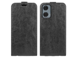 Capa De Celular De Couro Com Flip Vertical E Textura R64