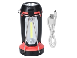 2026 lanterna de Acampamento Led Multifuncional Cob Portátil Lanterna Led para Acampamentos Vermelha