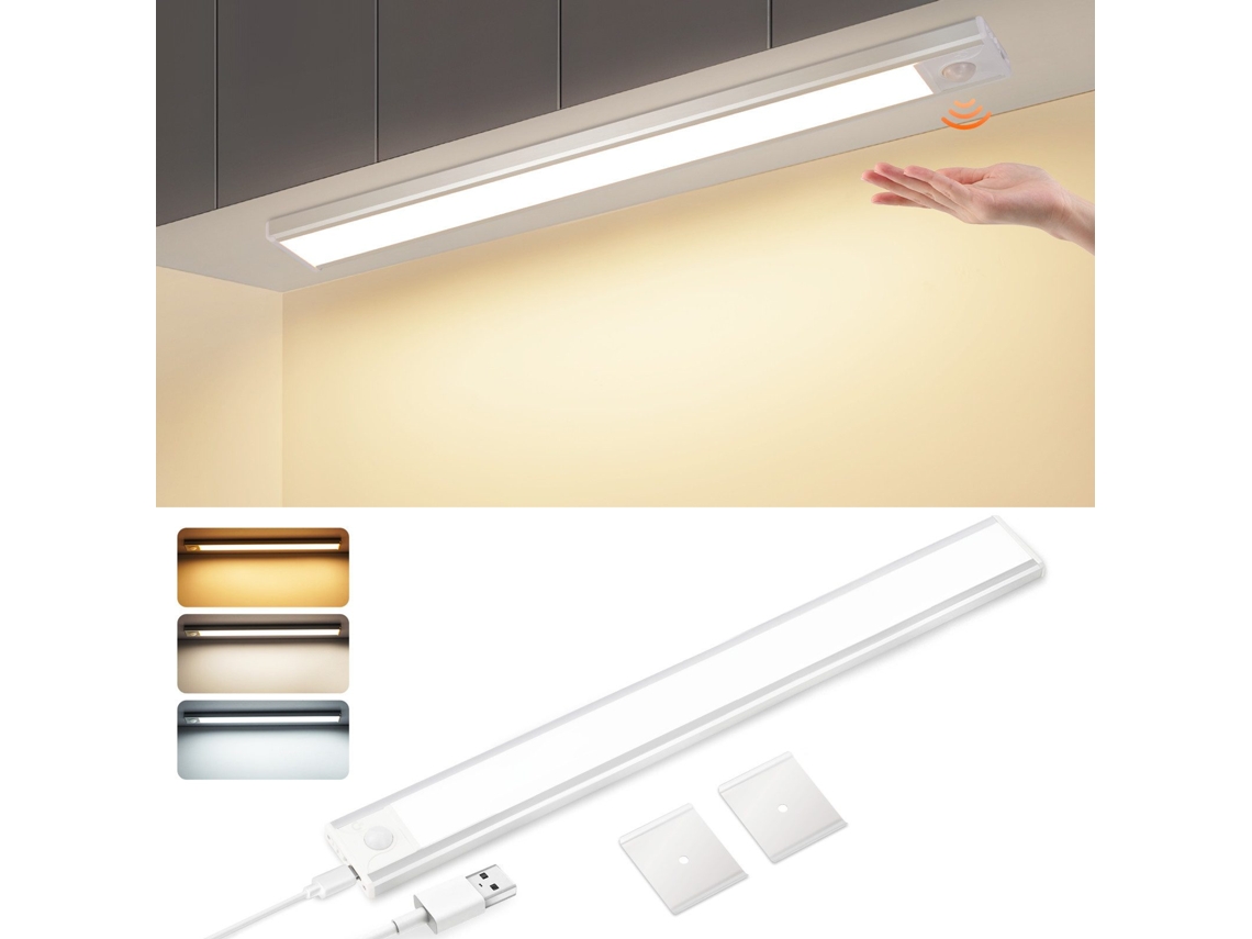 Led Luz Para Armários Com Sensor De Movimento Luz Recarregável Para Armários Usb 1500mah Corredor Armário Nettlife