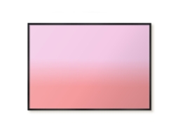 Magnetic Board Turquoise Gradient For The Living Room Espelharte (100x70 Cm)