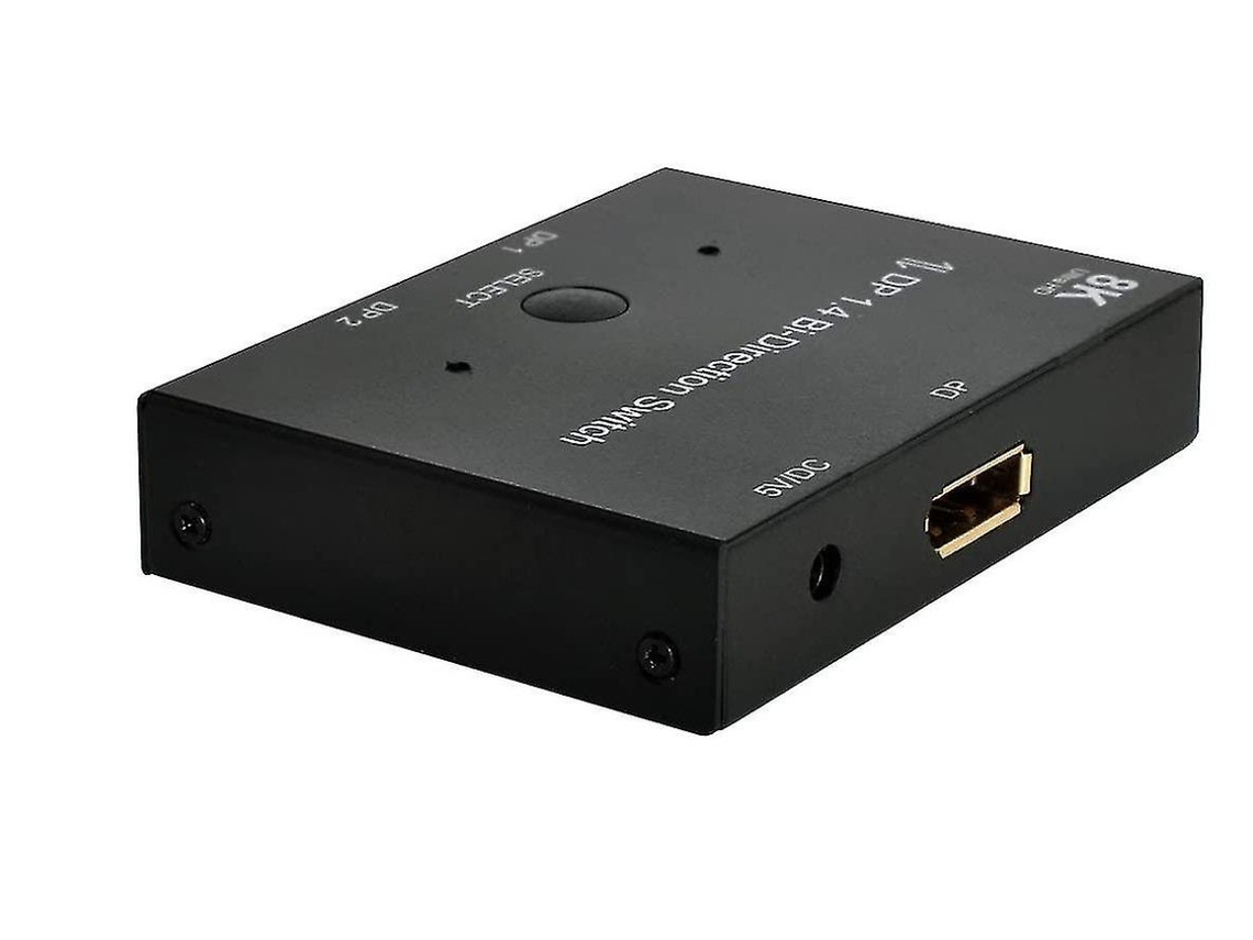 Dp Displayport 1.4 Hdcp Sst Estendido 8k 30hz 4k 60hz Switch Bidirecional Suporte Para Hub Mst Bestvite (preto)