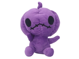 Mali boneca de Pelúcia de Abóbora Halloween Fofa Macia Elástica Decoração Presente 30cm Roxa