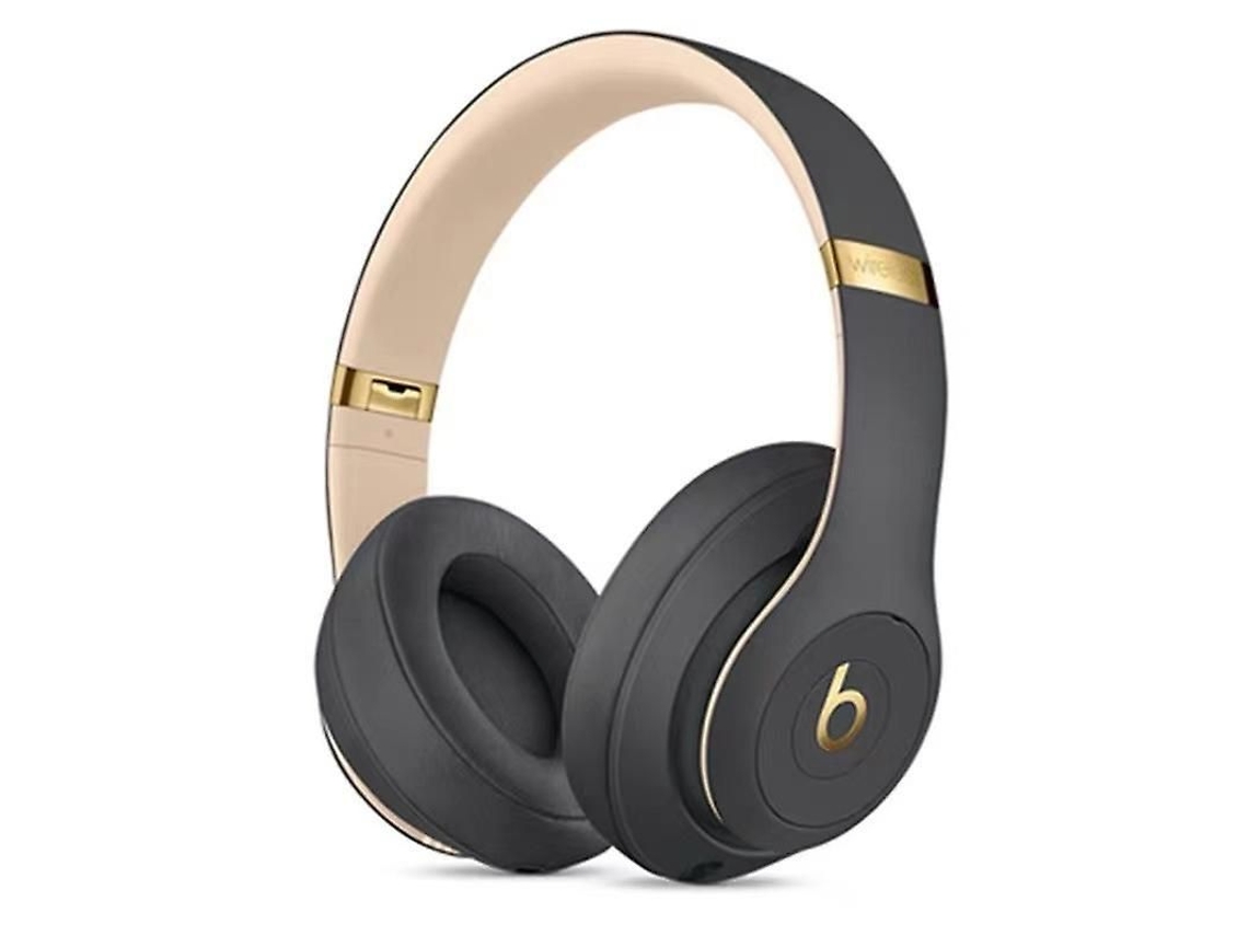 Fone de Ouvido Sem Fio Beats Solo3 com Bluetooth, Compatível com Apple Magic B, Cinza e Dourado | S/MARCA