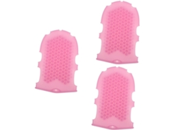 Lurelia Pack De 3 Escovas De Silicone Para Banho, Silicone Macio, Pega Ergonómica E Massagem Suave