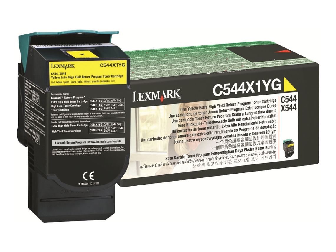Toner LEXMARK C544X1YG