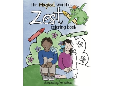 Livro The Magical World of Zest Coloring Book de Ms Willden (Inglês)