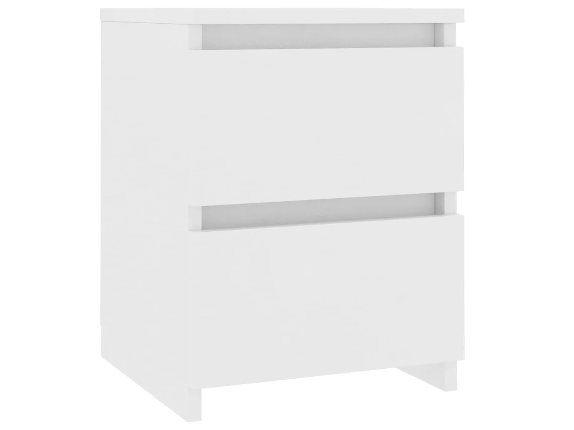 Cabeceira de mesa 30x30x40 cm em madeira compensada branca, exclusiva da MAISON.