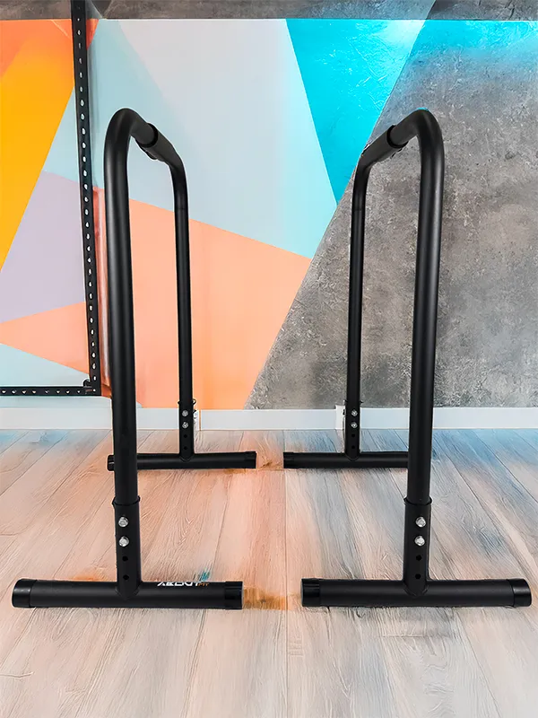 Barras Paralelas About Fit (aço Resistente, Base Antiderrapante, Treino Funcional, Calistenia)