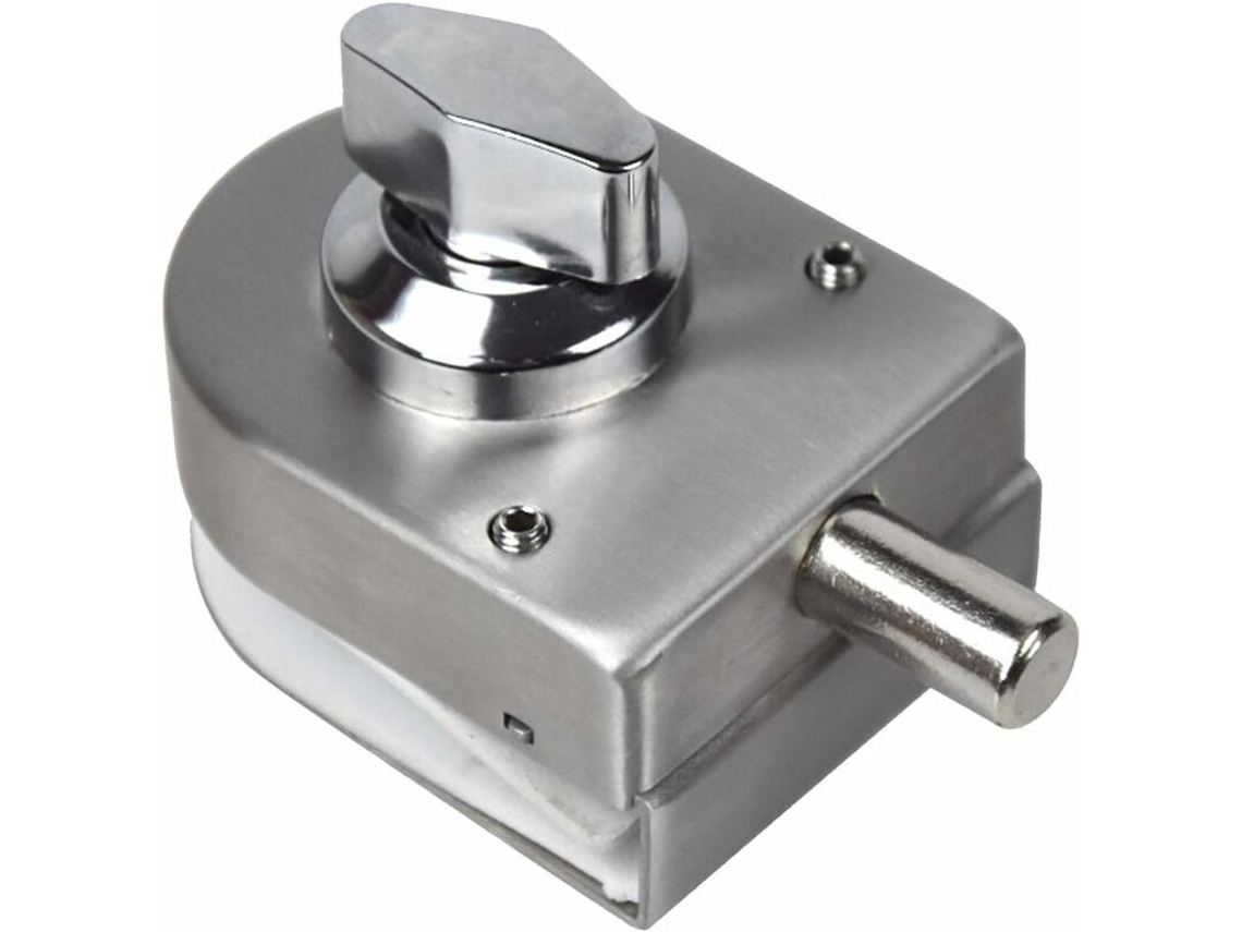 Fechadura De Segurança Antirroubo Para Porta Vidro 1012 Mm Com Trinco Em Aço Inoxidável Abertura/fechamento, Ideal Uso Doméstico, Hotéis, Es