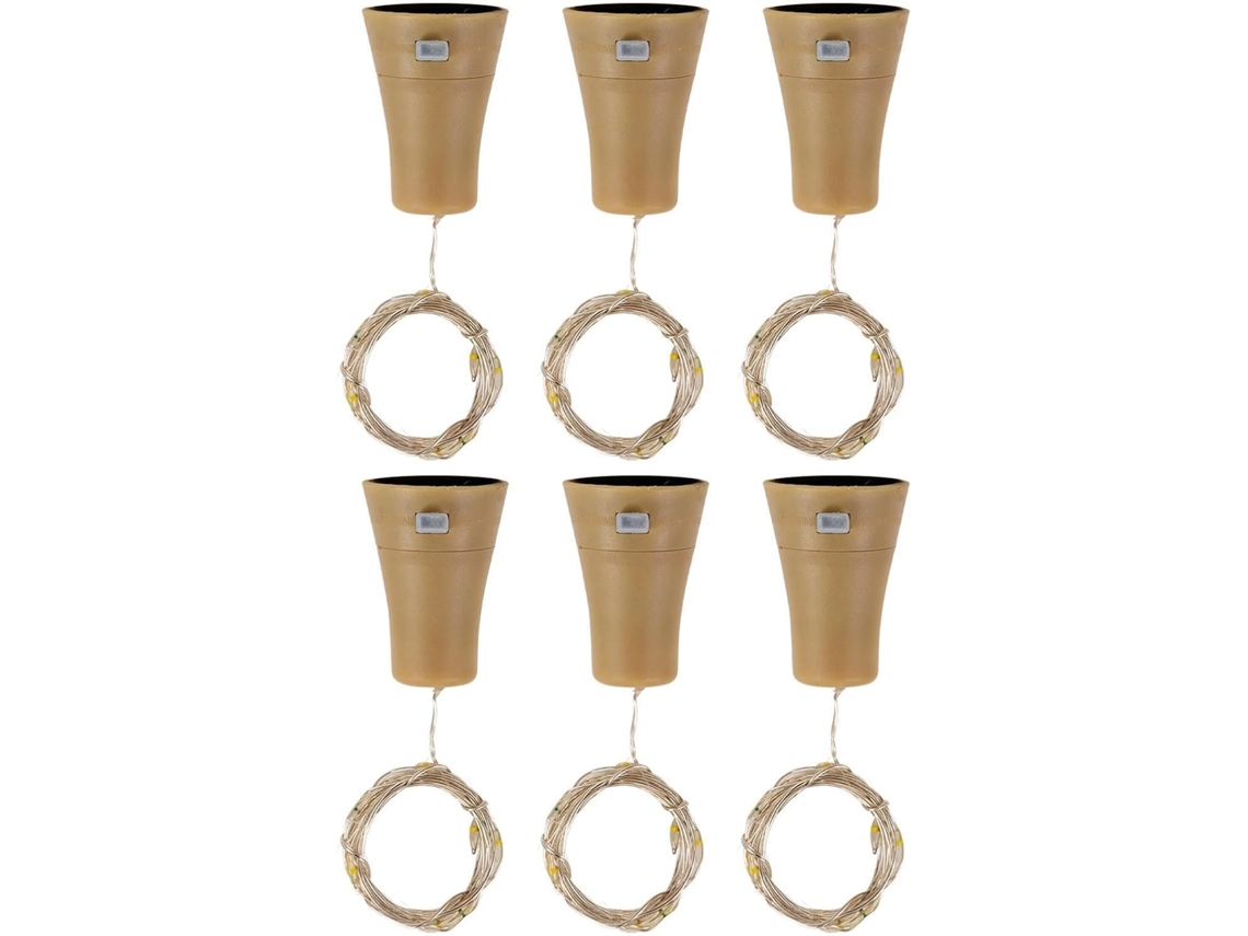 Faça Você Mesmo Sua Decoração De Rolha Garrafa Vinho Com Led À Prova
