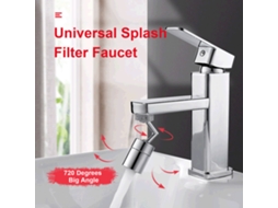 Filtro Anti salpicaduras Torneira Universal 360° Aerador Cozinha Banheiro Extensor Econômico S/MARCA