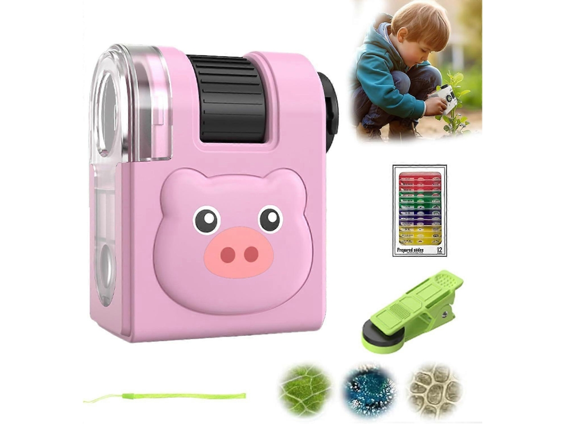 Mini Microscópio Portátil para Crianças BRILVIBERA