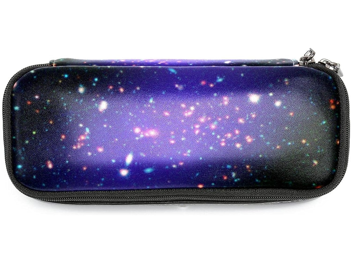 Porta-lápis Galáxia Estrela Distante, Organizador de Maquiagem de Grande Capacidade, Ideal para Escola e Mesa