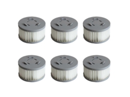Pacote com 6 Filtros Hepa para Aspirador de Pó Portátil Sem Fio Jv85/jv85 Pro/h9 Pro BRILVIBERA