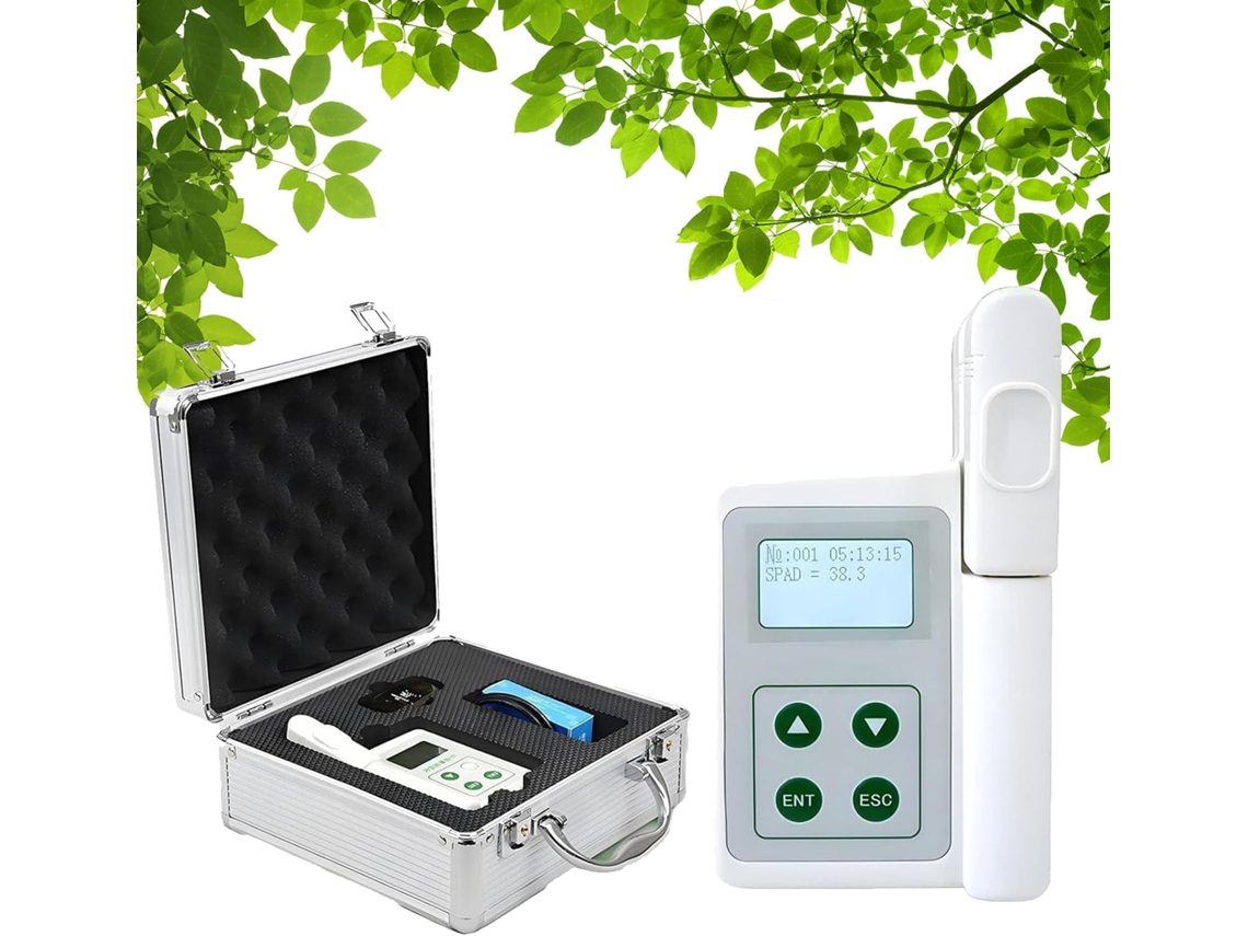 Medidor De Clorofila, 0, 0-100 Spad, Testador Preciso Nutrientes Para Plantas, Medição Nitrogênio, Temperatura