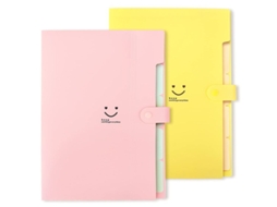 2026rebe carpetas Expandíveis com Bolsos Tamanho Carta, 2 Pacotes (rosa, Amarelo)