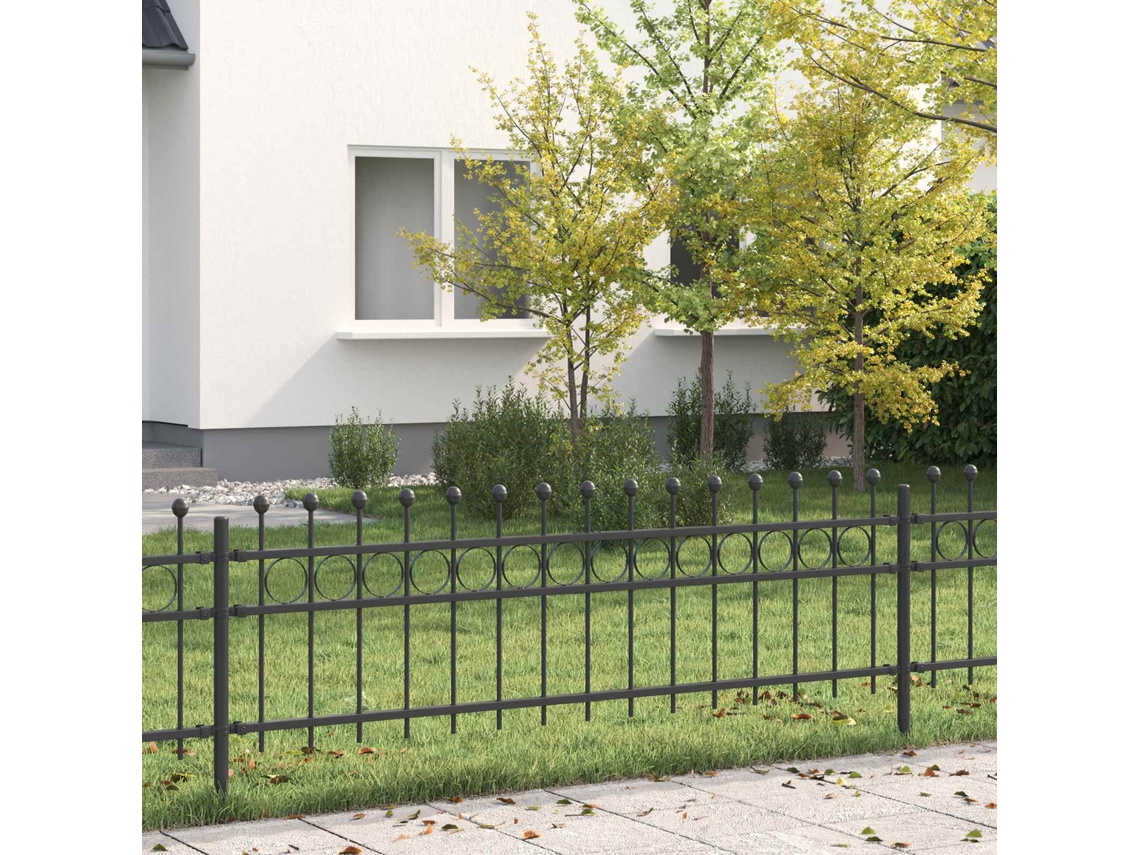Vidaxl Cerca De Anel Tilburg Preto