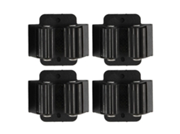 Suporte Magnético Para Vassoura E Esfregão, 4 Peças, Resistente, Para Montagem Na Parede, Ideal Para Garagem, Cozinha, Lavanderia E Oficina, Preto