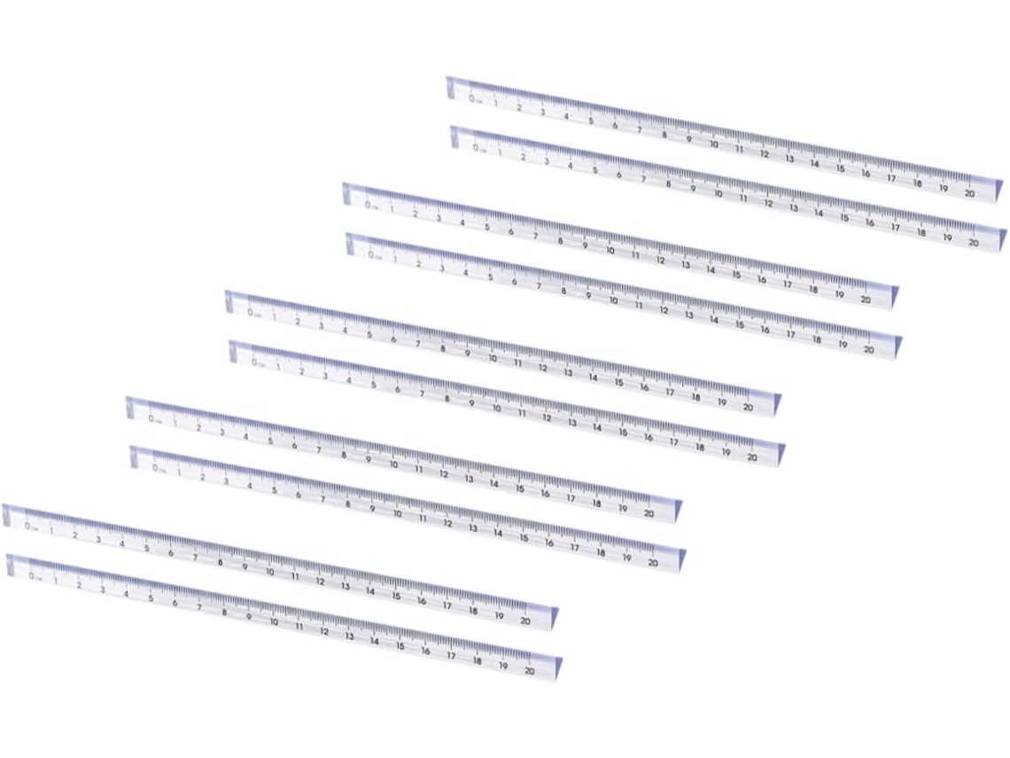 Lurelia Régua Triangular 20 Peças Para Geometria E Matemática