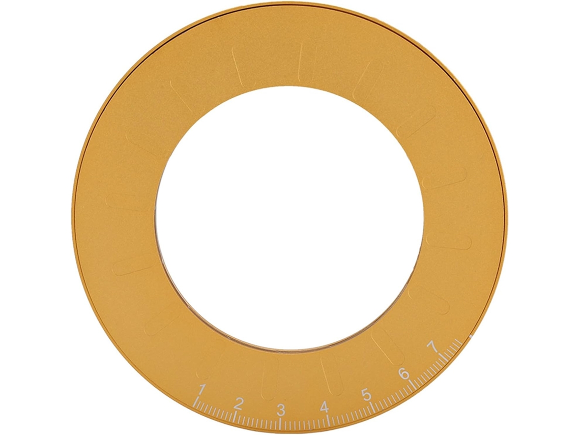 Régua Circular De Metal Para Desenho, Régua Redonda Ajustável Para