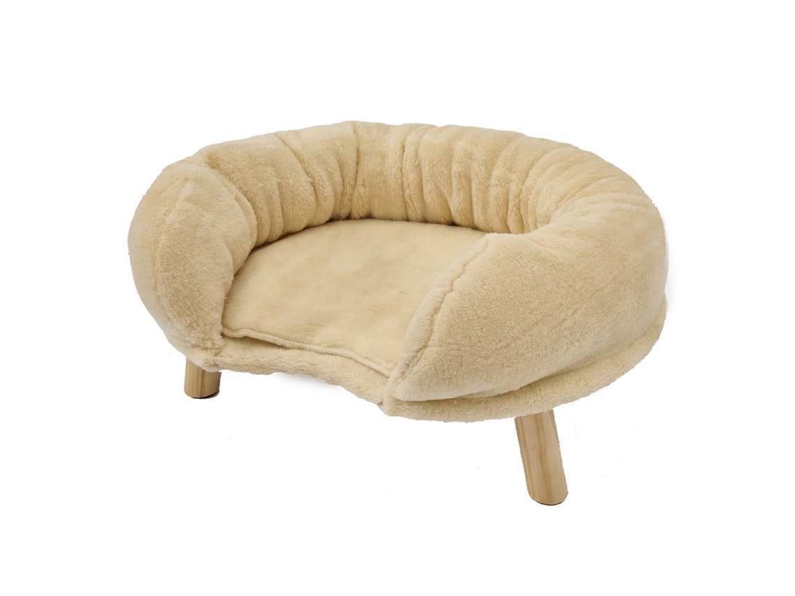 Sofá Beje Para Gato Confortável E Elegante Para Pets,estilo E Conforto Para Seu Melhor Amigo