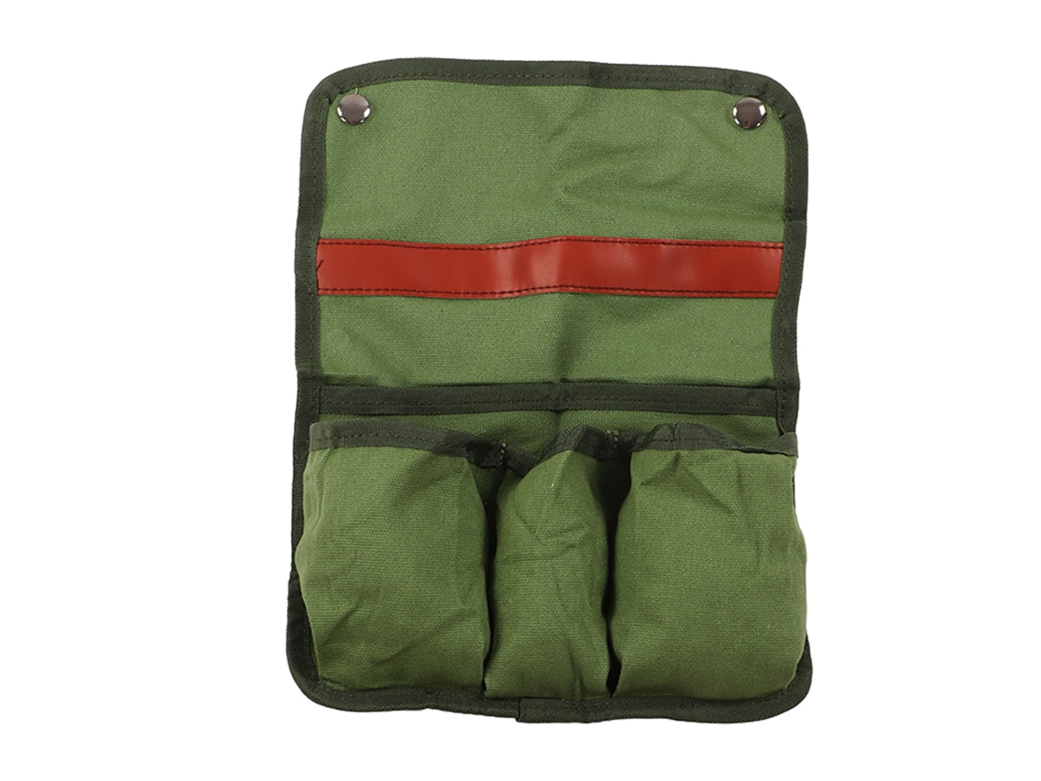 Organizador Lateral de Cadeira com Bolsa para Camping e Praia Verde S/MARCA