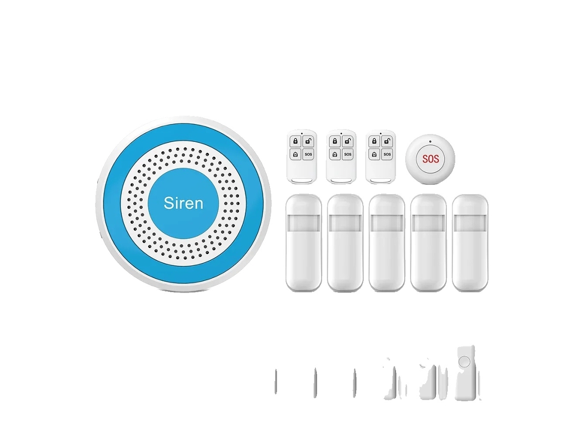 Sistema De Alarme Residencial, Configuraã§ã£o Sem Fios, Controle Por Aplicativo Inteligente, A519w F Oem