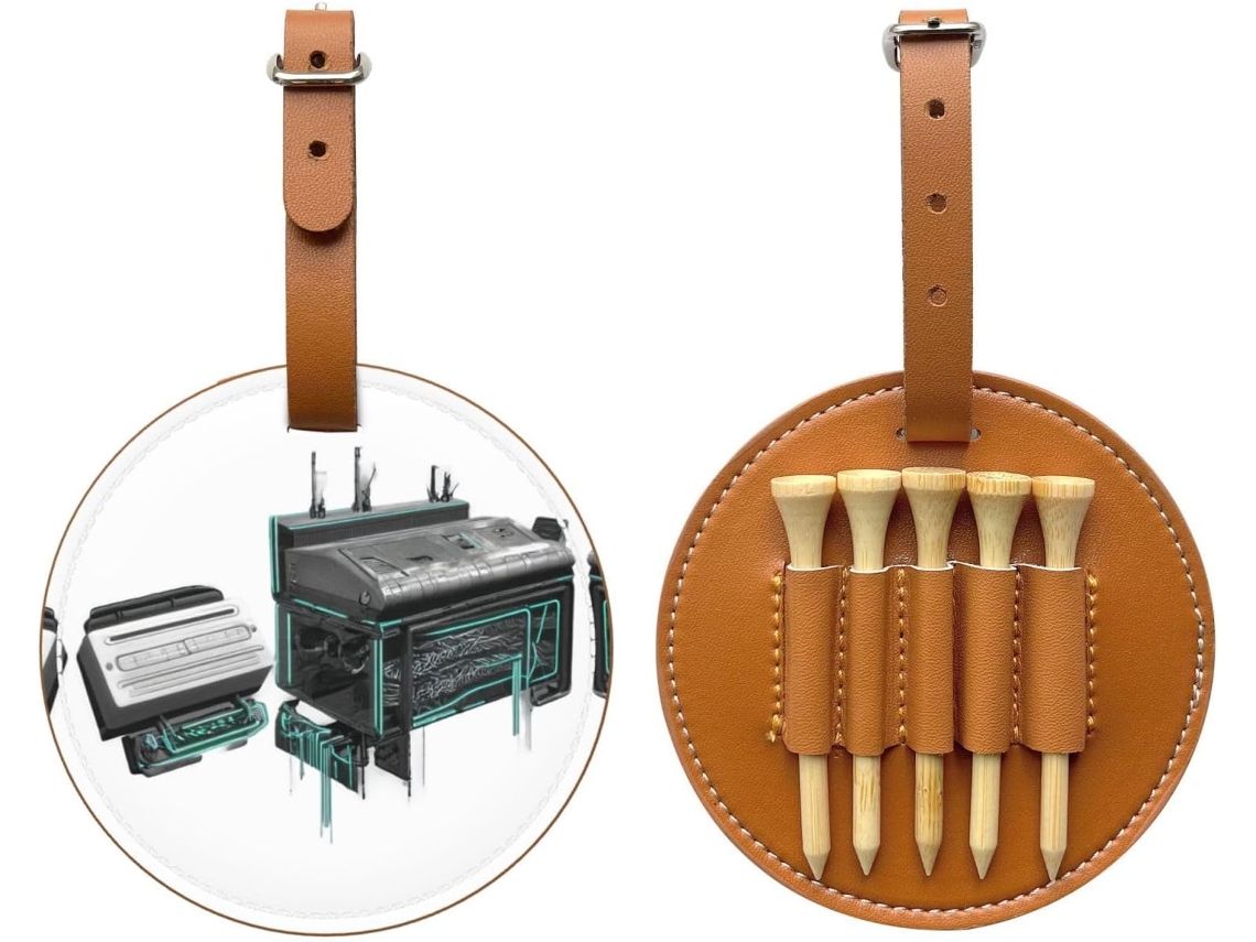 Bolsa para Tees de Golfe, Fofa, Fácil de Transportar e Eficiente | S/MARCA